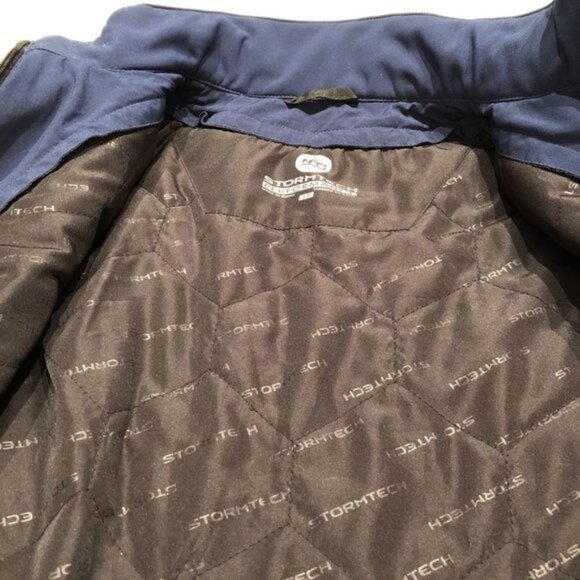 Stormtech Performance Casual Full Zip Jacket w ZipOut Quilted Lining Navy Sz S - Picture 8 of 16